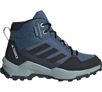 adidas Terrex AX4R Mid RAIN.RDY Junior Walking Boots Blue Kids Shoes Offroad