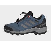 adidas Unisex Kids Terrex Gore-Tex Hiking Kids Shoes, Wonder Steel/Grey Three/Semi Impact Orange, 1 UK