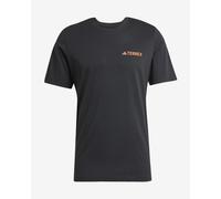 adidas Terrex Graphic Short Sleeve T-Shirt Black Orange - L