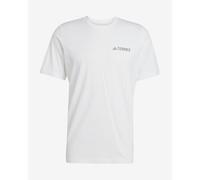 adidas Terrex Graphic Short Sleeve T-Shirt Intense White Black - XL