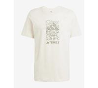adidas Terrex Graphic short sleeve T-shirt pure white - XL