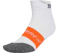 adidas Terrex HEAT.RDY Trail Agravic Crew Running Socks White Cushioned Support