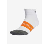 adidas Terrex Heat.Rdy Trail Running Speed Socks White Orange Grey (Pair) - M