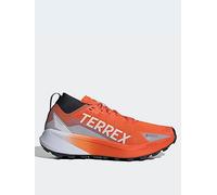 adidas Terrex Mens Agravic Goretex Trail Running Shoes, Semi Im Orange/Ft White/Carbon, Size 11.5, Men Emi Im Orange/Ft White/Carbon