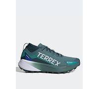 adidas Terrex Mens Agravic Goretex Trail Running Shoes, Teal/Ft White/Semi Lucid Blue, Size 11, Men Teal/Ft White/Semi Lucid Blue
