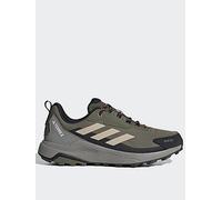 adidas Terrex Mens Anylander Rain Ready Waterproof Hiking Shoes - Olive - Green, Olive Strata/Wonde Beige/Black, Size 10, Men Olive Strata/Wonde Beige/Black