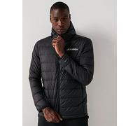 adidas Terrex Mens Mt Down Hooded Jacket, Black, Size M, Men Black