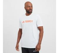 adidas Terrex Classic Logo T-shirt short sleeve white orange - XL