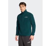 adidas Men's Terrex Multi Essentials Half Zip Fleece Jacket, aurora ivy, S