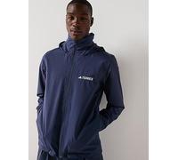 adidas Terrex Mens Outdoor Multi Essentials 2L Rain Jacket, Shadow Navy, Size L, Men Hadow Navy