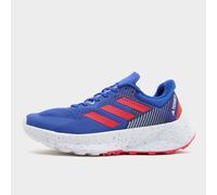 adidas Terrex Men's Soulstride Flow Trail Running Shoes, Dash Grey / Pure Ruby / Semi Lucid Blue