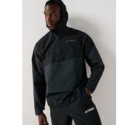 adidas Terrex Mens Terrex Xploric 2.5l Climaproof Anorak - Black, Black/Carbon, Size M, Men Black/Carbon
