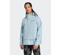 adidas Men's Terrex Xploric 2.5L Climaproof Wind Resistant Long Sleeve Waterproof Jacket M Grey