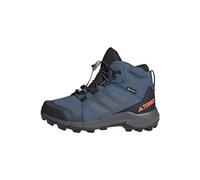 adidas Terrex Mid Gore-TEX Hiking Shoes, Steel/Grey/Impact Orange, 4.5 UK
