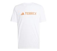 adidas Terrex Classic Logo T-shirt short sleeve white orange - XL