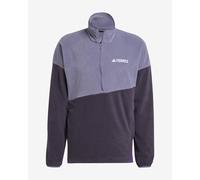 adidas Men's Terrex Multi CLIMAWARM Fleece Anorak, Preloved Violet/Aurora Black/Aurora Plum, S