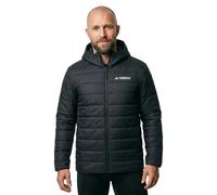 adidas Men's Terrex Multi Essentials CLIMAWARM Insulated Hooded Jacket, Black, L