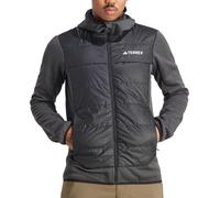 adidas Terrex Multi Hybrid Hooded Mens Insulated Jacket Black Outdoor Coat