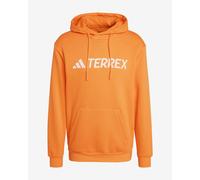 adidas Men's Terrex Multi Large Logo Hoodie, Pure Tangerine, M