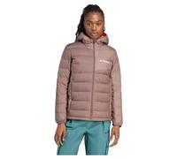 adidas Terrex Womens Outdoor Multi Light Down Jacket, Earth Strata/Trace Brown, Size Xs, Women Earth Strata/Trace Brown