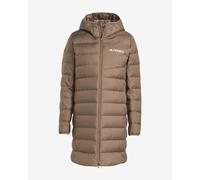 adidas Terrex Multi Light Down 2.0 Hooded Jacket Brown Women - L