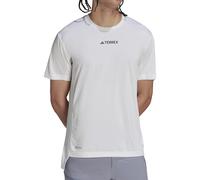 adidas Terrex Multi Mens Running Top White Short Sleeve Run Jogging T-Shirt