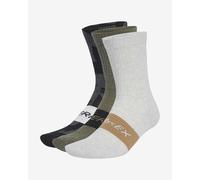adidas Terrex Multi Socks Black Green Grey (3 Pairs) - XL