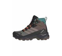 Adidas - Lightweight and warm hiking shoes in GORE-TEX and Primaloft® - Skychaser AX5 Mid GTX Climawarm+ W Earth Strata/Trace Brown/Pure Teal for Women - Size 4 UK Brown 4 UK