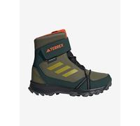 adidas Terrex Snow Hook-And-Loop COLD.RDY Winter Boots Khaki Green Black Kids - 28