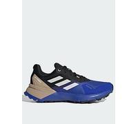 adidas Men's Terrex Soulstride RAIN.RDY Trail Running Shoes, Semi Lucid Blue/Grey One/Blanch Cargo, 9.5 UK