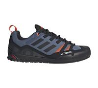 adidas Unisex Terrex Swift Solo 2.0 Hiking Shoes, Wonder Steel/Core Black/Orange, 10.5 UK