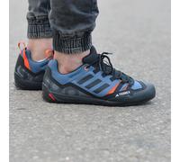 adidas Unisex Terrex Swift Solo 2.0 Hiking Shoes, Wonder Steel/Core Black/Orange, 12.5 UK