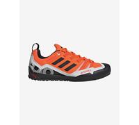 adidas Unisex Terrex Swift Solo 2.0 Hiking Shoes, Orange/Core Black/Crystal White, 9 UK