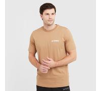 adidas Terrex Men's Graphic Tee, Brown XXL