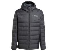 adidas Men's Terrex Multi Light Down CLIMAWARM Hooded Jacket, Black, XL