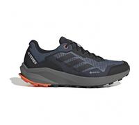 adidas Terrex Trailrider GTX - Trail running shoes - Men's Wonder Steel / Core Black / Impact Orange 41.1/3