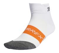 adidas Terrex Heat.Rdy Trail Running Speed Socks White Orange Grey (Pair) - S