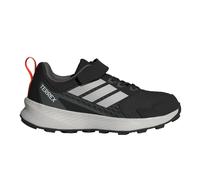 adidas Terrex Tracefinder Junior Trail Running Shoes | UK J10 in Core Black/Grey One/Semi Impact Orange