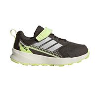 adidas Terrex Tracefinder Junior Trail Running Shoes | UK J11 in Shadow Olive/Dash Grey/Frozen Lemon