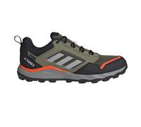 adidas Terrex Tracerocker 2.0 GORE-TEX Men's Trail Running Shoes | UK 7 in Olive Strata/Charcoal Solid Grey/Semi Impact Orange
