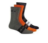 adidas Terrex Multi Socks 3P - Hiking socks - Men's Olive Strata / Semi Impact Orange / Black S