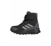 adidas Terrex Trailmaker 2 High Climawarm+ Kids Hiking Shoes, Core Black/Matte Silver/Grey Six, 1.5 UK Child