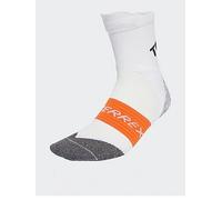adidas Terrex Unisex Xperior Trail Crew Socks, White, Size S, Men White