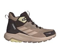 Adidas Terrex Anylander Leather Mid Climaproof Hiking Shoes Beige EU 39 1/3 Woman