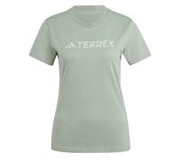 Adidas Terrex Womens Classic Logo T-Shirt Silver Green