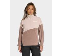 adidas Terrex Womens Mountain 1/4 Zip Fleece, Brown, Size Xl, Women Brown