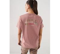 adidas Terrex Womens Mountain Graphic T-Shirt, Brown, Size Xs, Women Brown