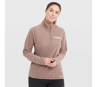adidas Terrex Women's Multi Essentials 1/2 Zip Fleece Jacket, Brown