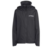 adidas Women's Multi Essentials Hooded Long Sleeve Waterproof Jacket 18 (XXL) Black