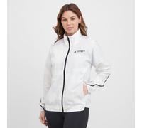 adidas Terrex Women's Multi Printed Wind Jacket, Dash Grey / White